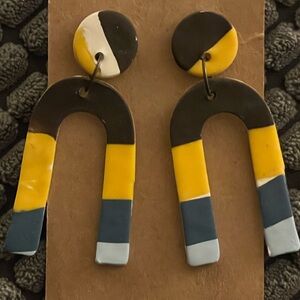 Colorful Geometric Earrings